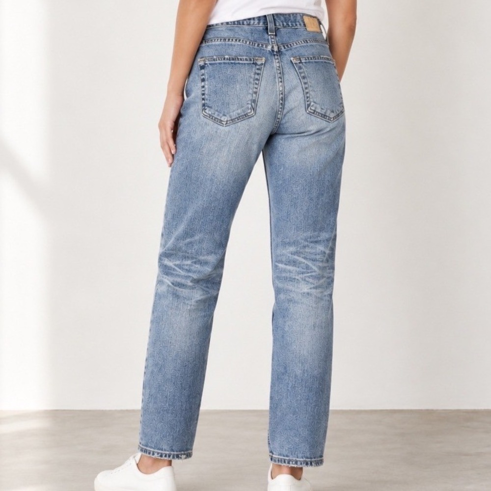 AG Adriano Goldschmied The Ex-Boyfriend Slim Jeans Light Wash 25R B4